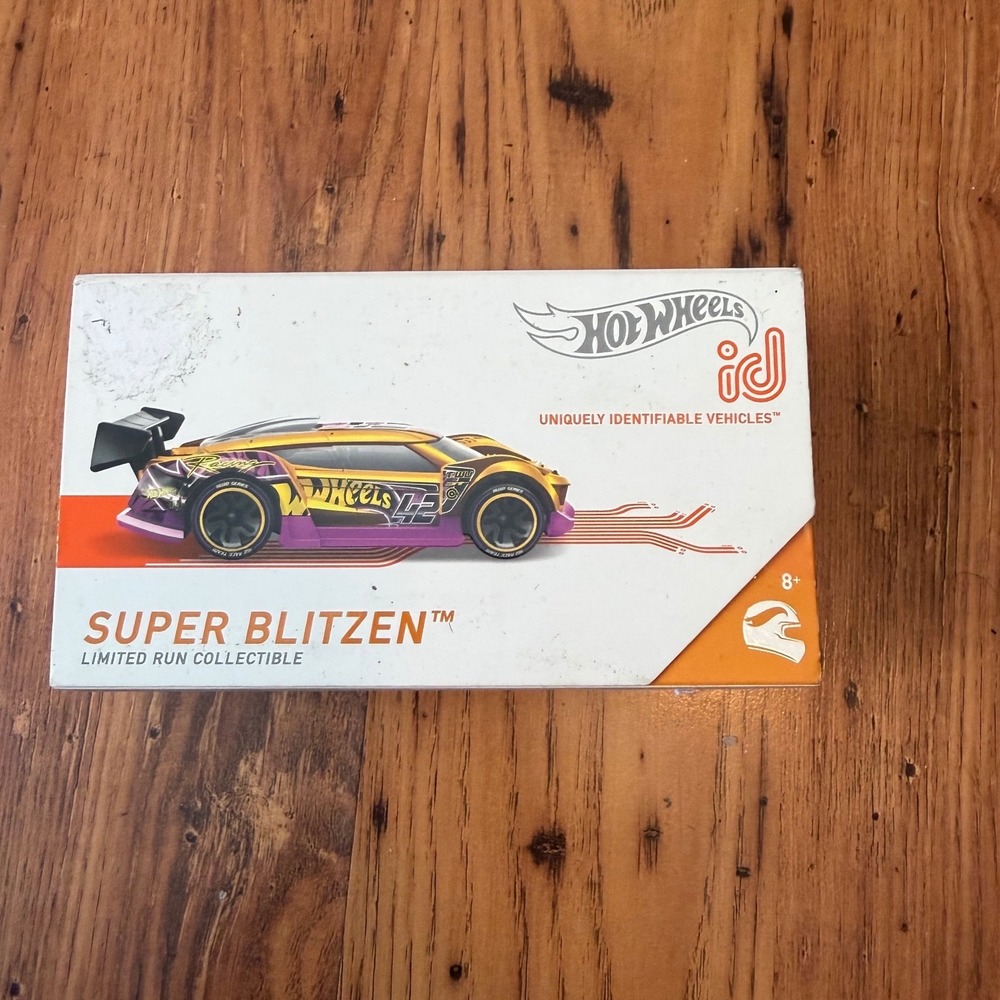 Hot Wheels id Super Blitzen HW Race Team Series 1 Gold Purple Limited Collectib